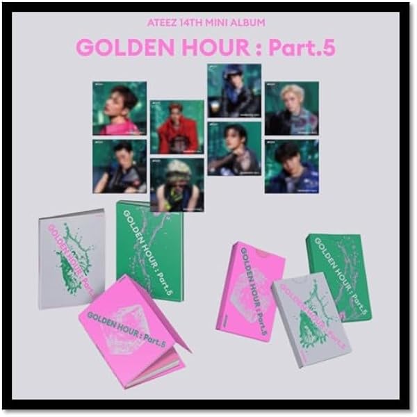 【新品未開封】GOLDEN HOUR : Part.5 デジパック8形態セット Amazon.com: ATEEZ GOLDEN HOUR : Part.5 [Photobook 3 Ver + DIGIPACK